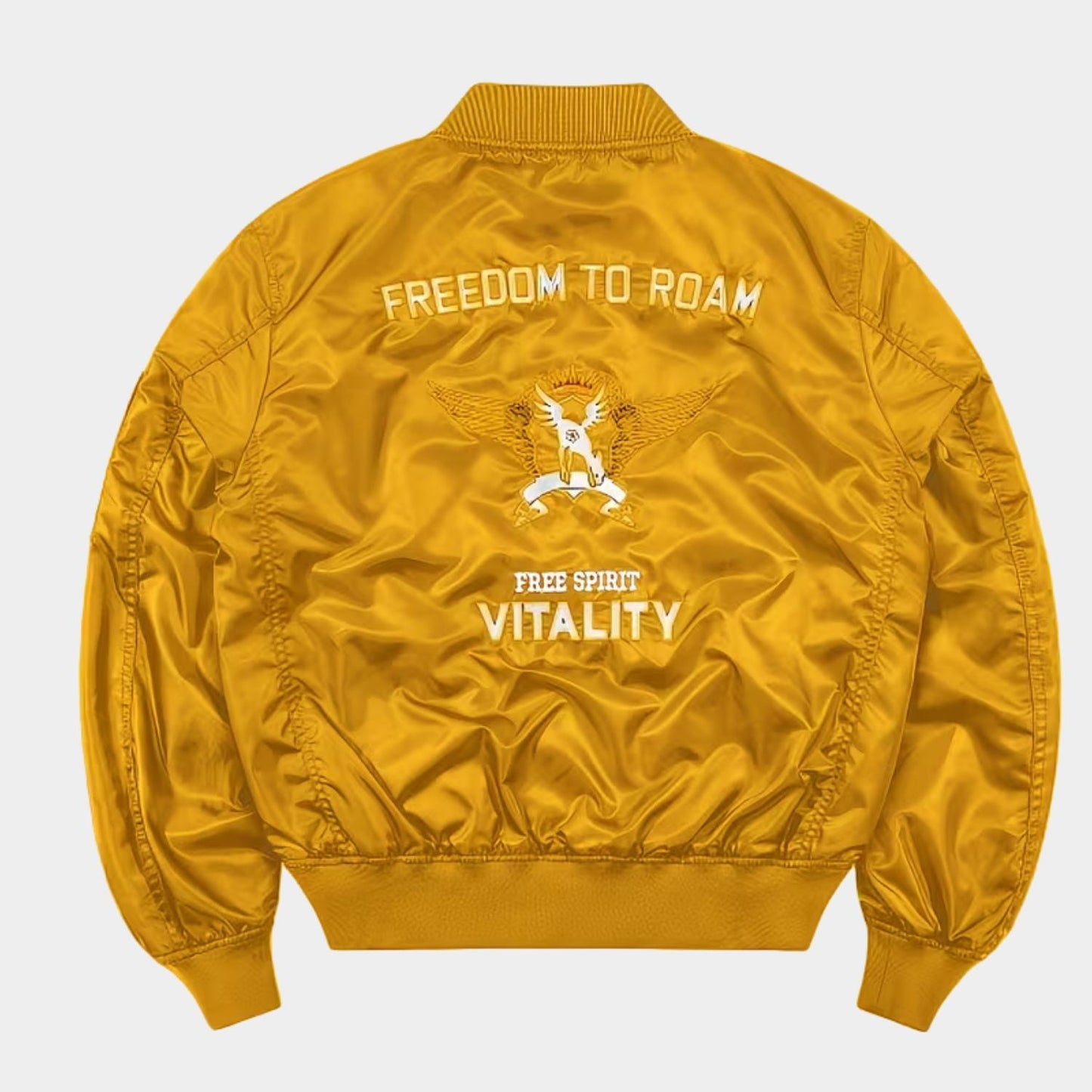 Embroidered Flight Bomber Jacket | Zyphhra