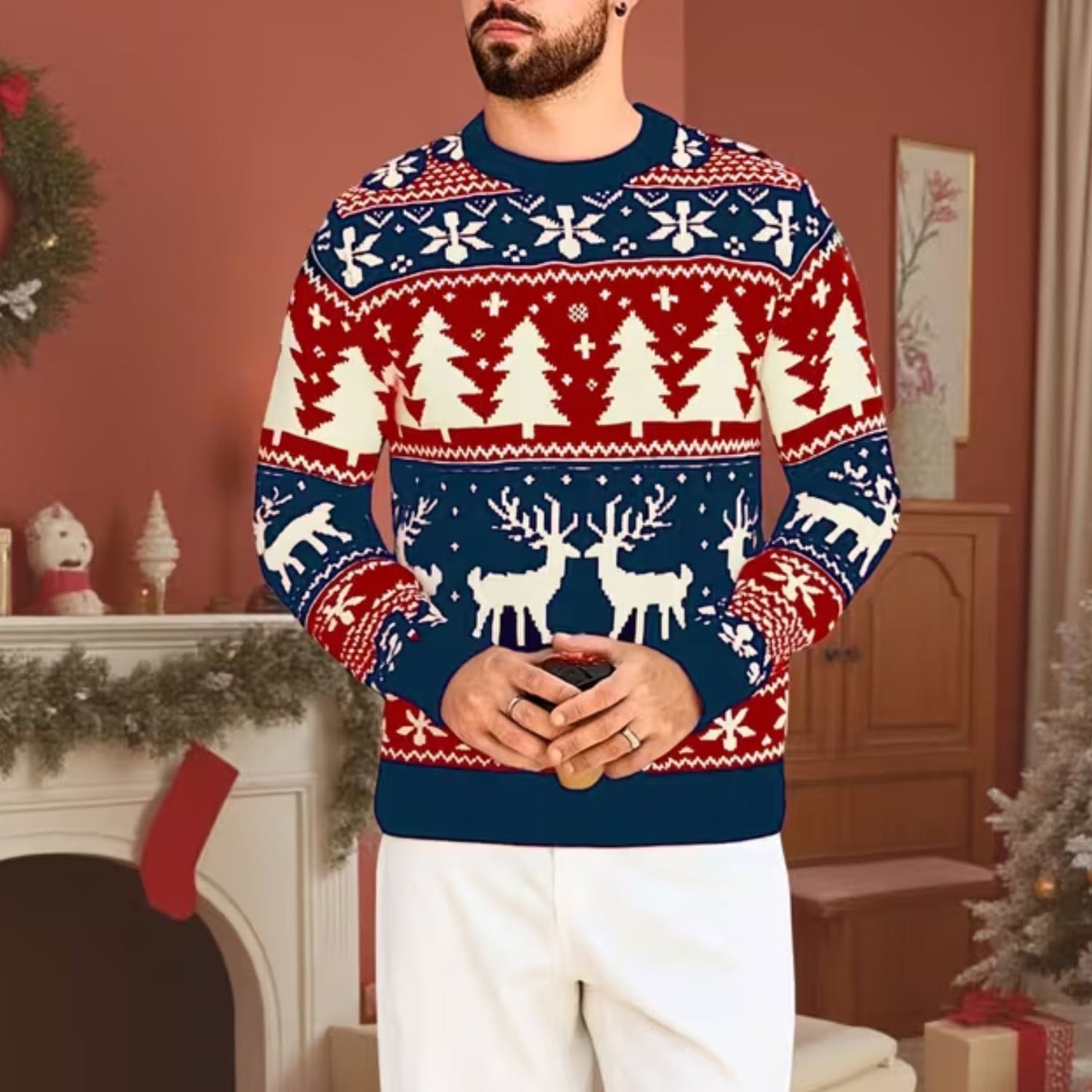 Reindeer Christmas Jumper | Zyphhra