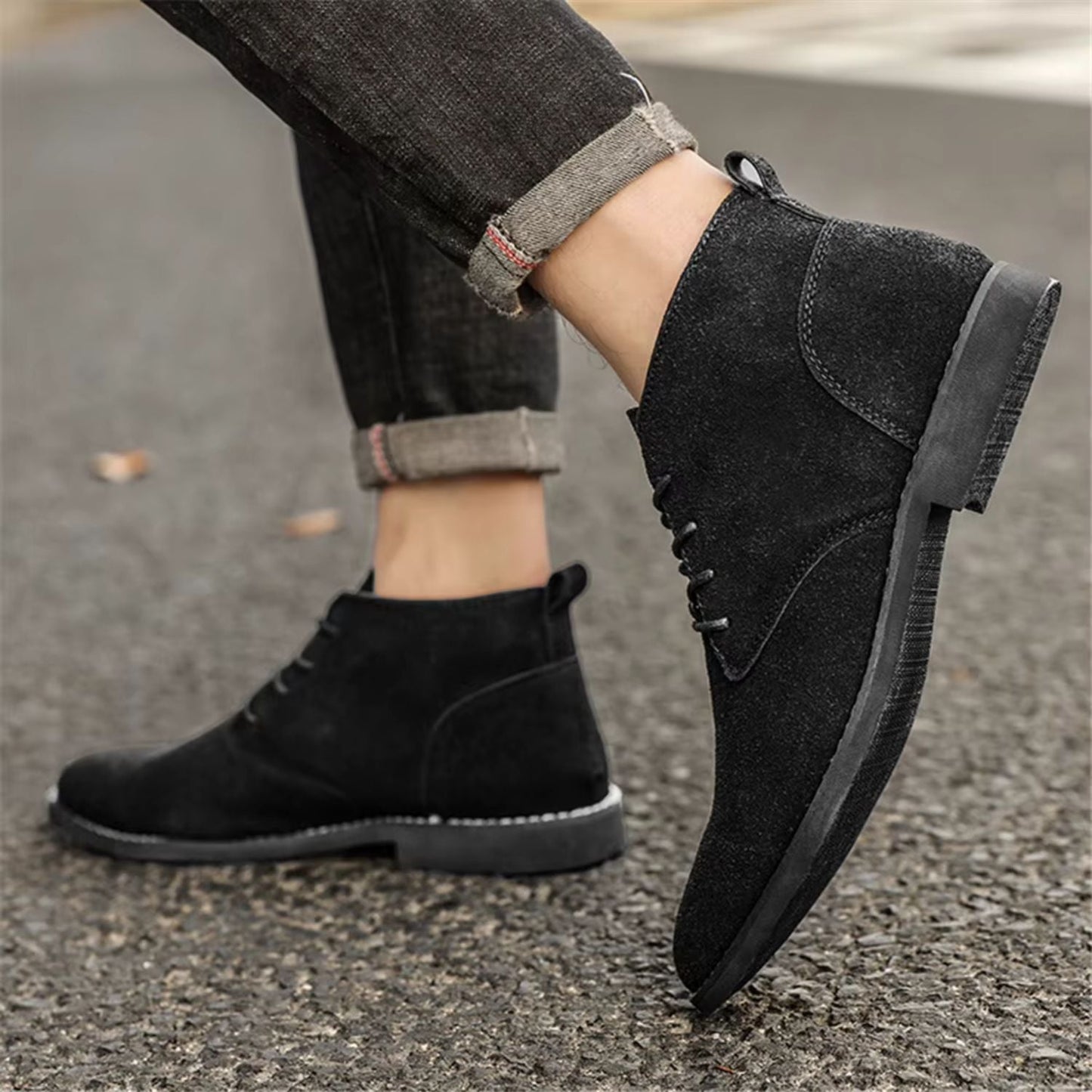 Refined Suede Dress Boots | Zyphhra