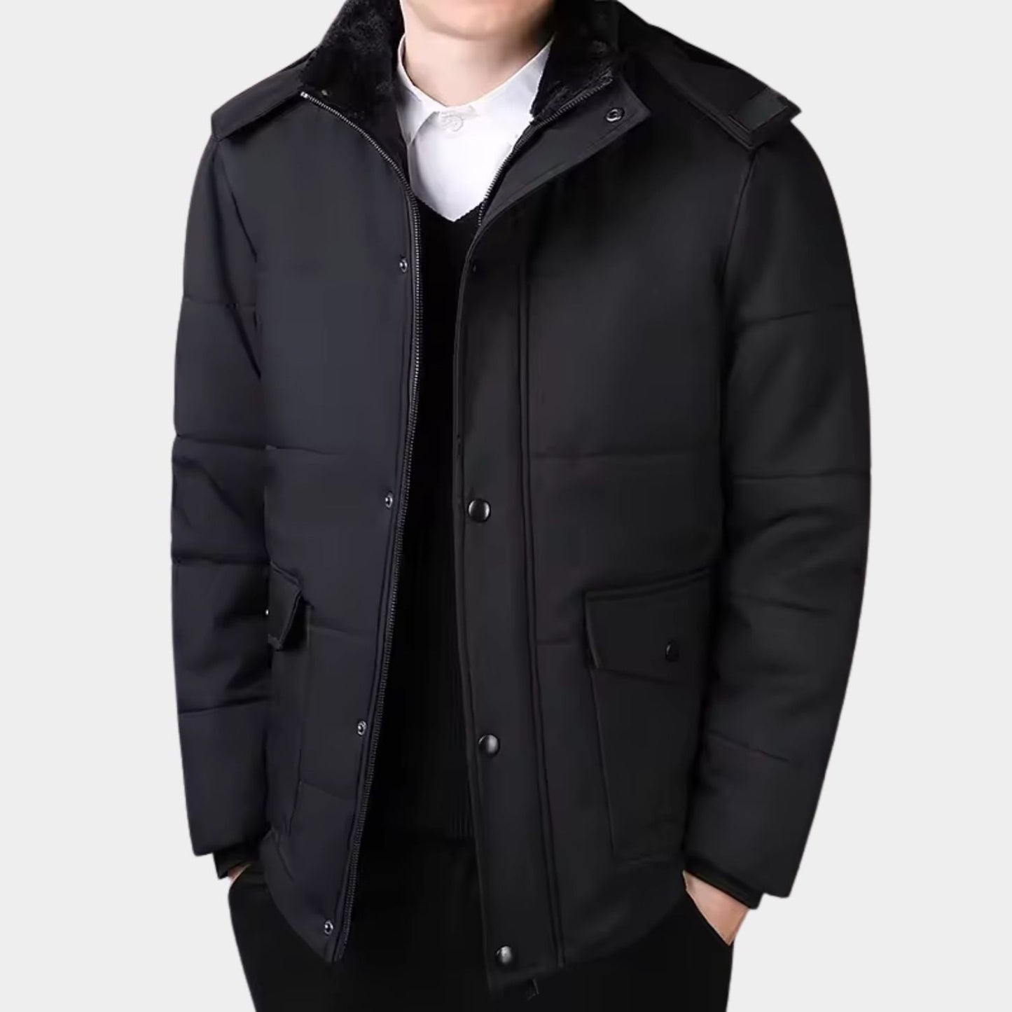 Stormshield Puffer Hood Winter Jacket | Zyphhra