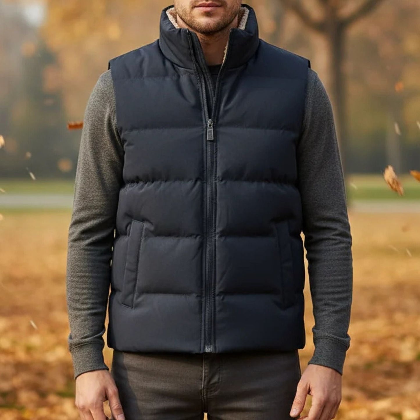 Insulated Zip Puffer Gilet | Zyphhra