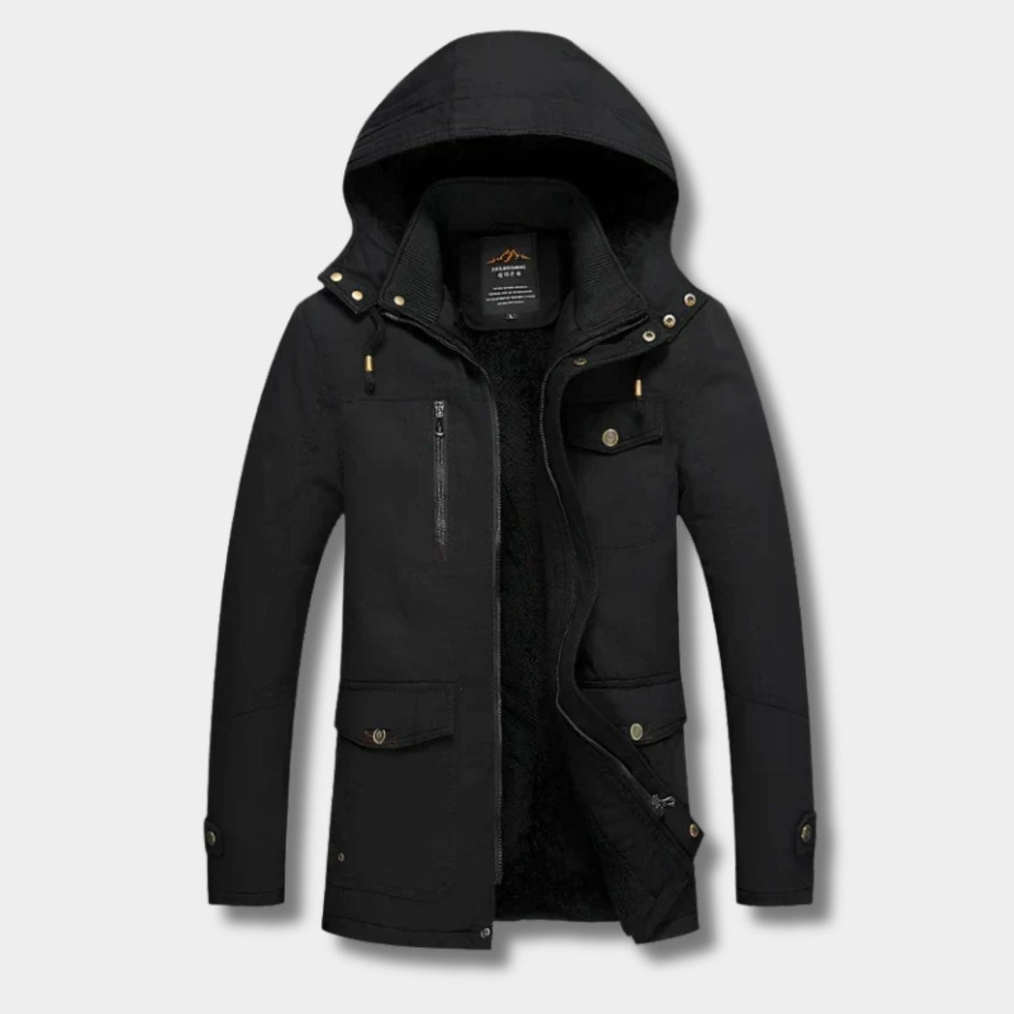 Fleece Lined Utility Winter Jacket | Zyphhra