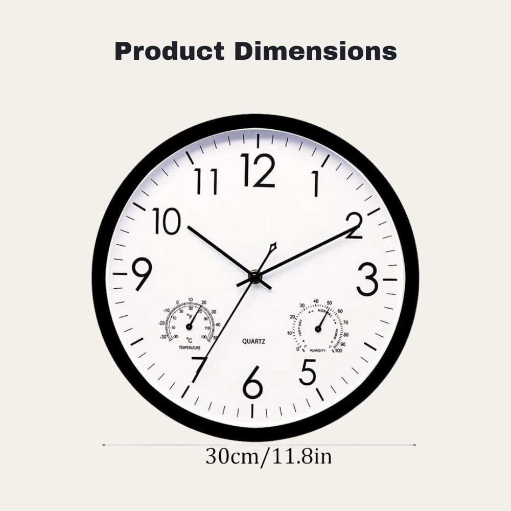 Weatherproof Garden Wall Clock | Zyphhra