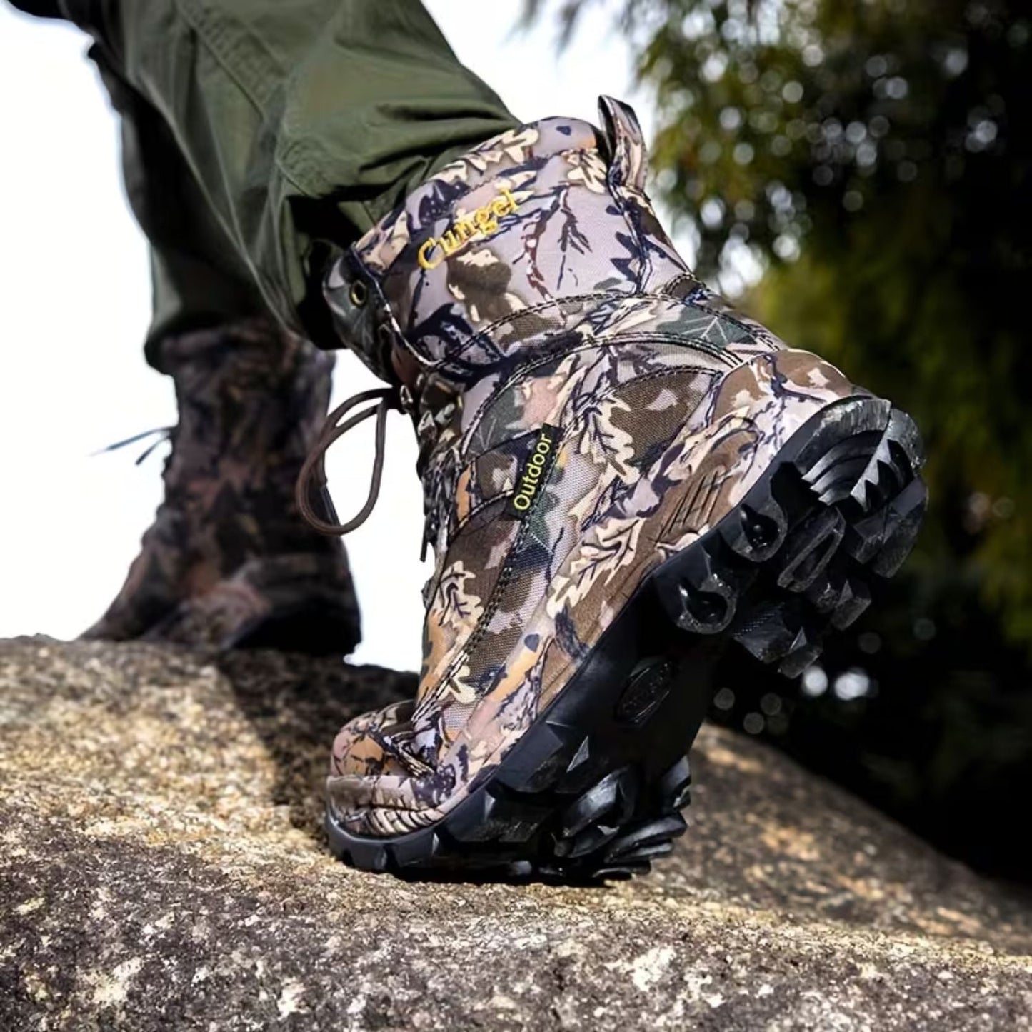 All-Terrain Camo Hunting Boots | Zyphhra