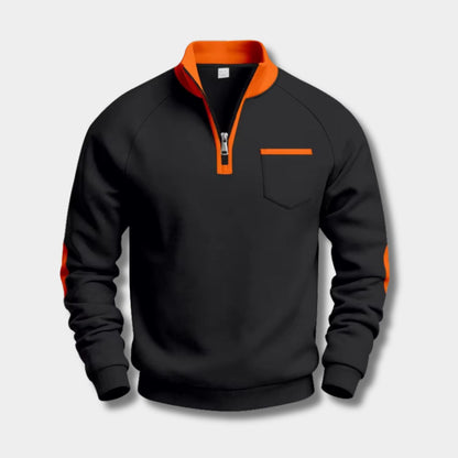 Fleece Pocket Pullover Quarter-Zip | Zyphhra