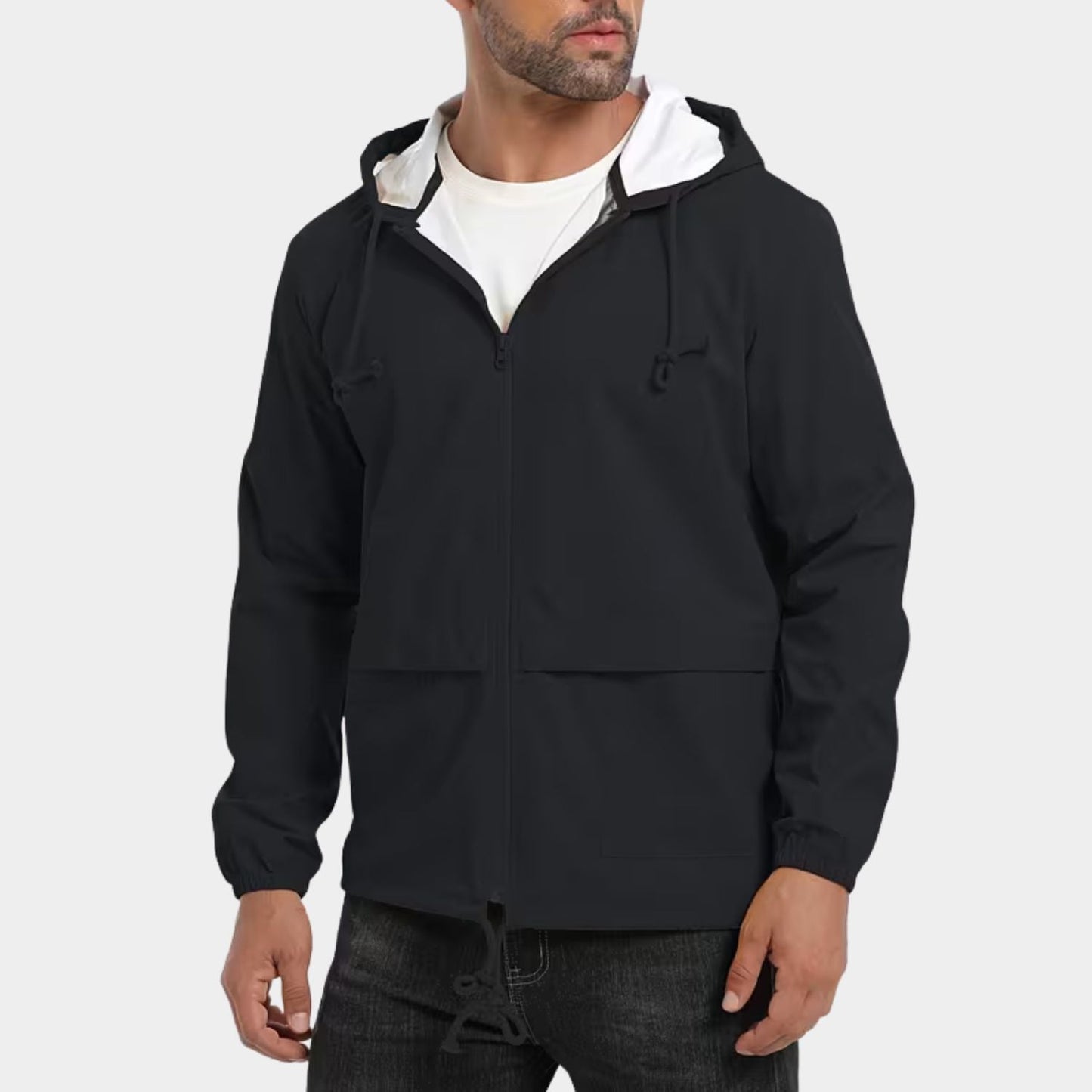 Packable Hooded Outdoor Waterproof Jacket | Zyphhra