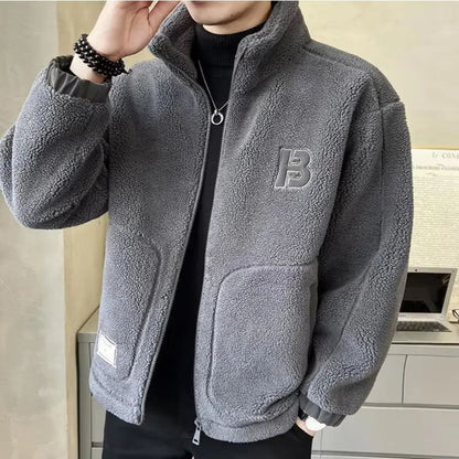 High-Collar Sherpa Fleece Jacket | Zyphhra