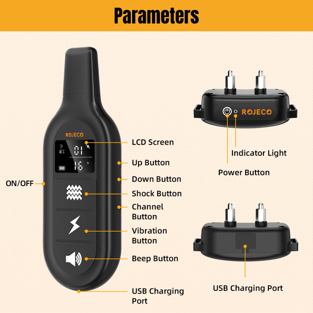 Waterproof Long Range Dog Training E-Collar | Zyphhra