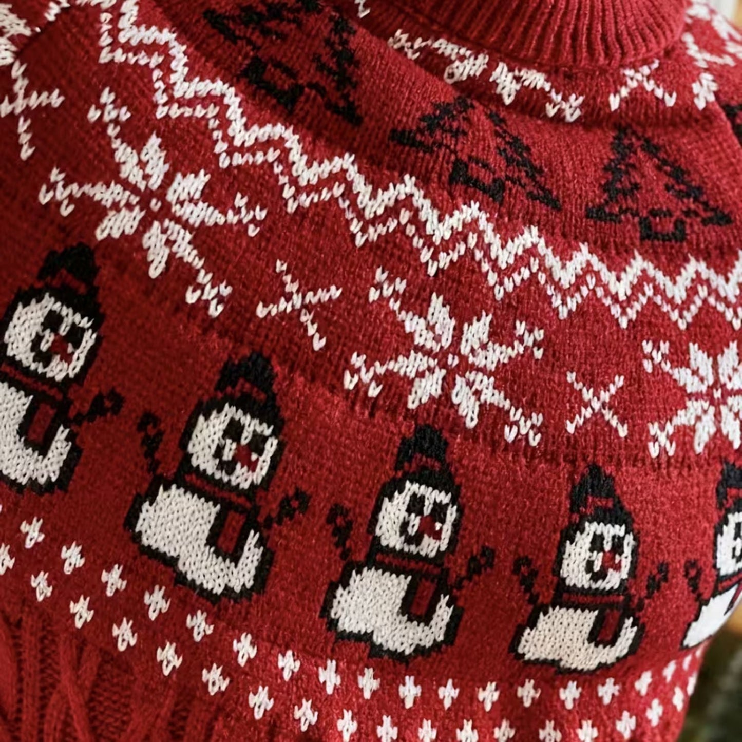 Snowman Cable Knit Christmas Jumper | Zyphhra