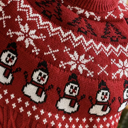 Snowman Cable Knit Christmas Jumper | Zyphhra