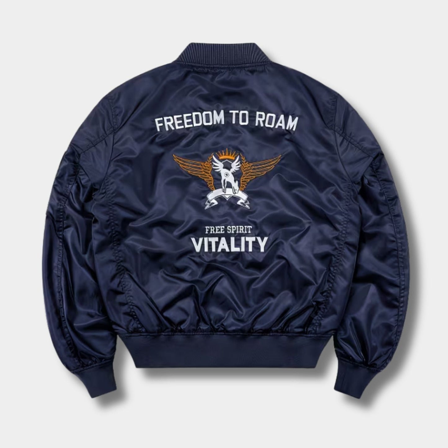 Embroidered Flight Bomber Jacket | Zyphhra