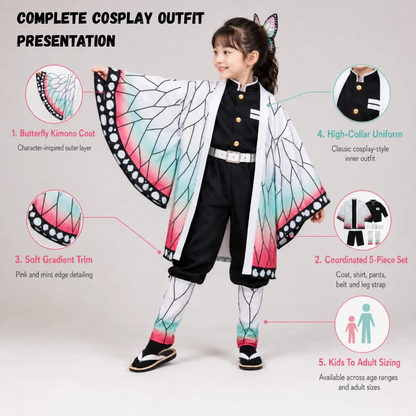 Kimono Style Halloween Cosplay Set | Zyphhra
