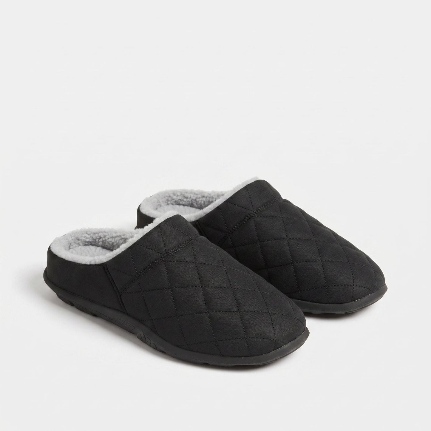 Quilted Plush-Lined House Slippers | Zyphhra