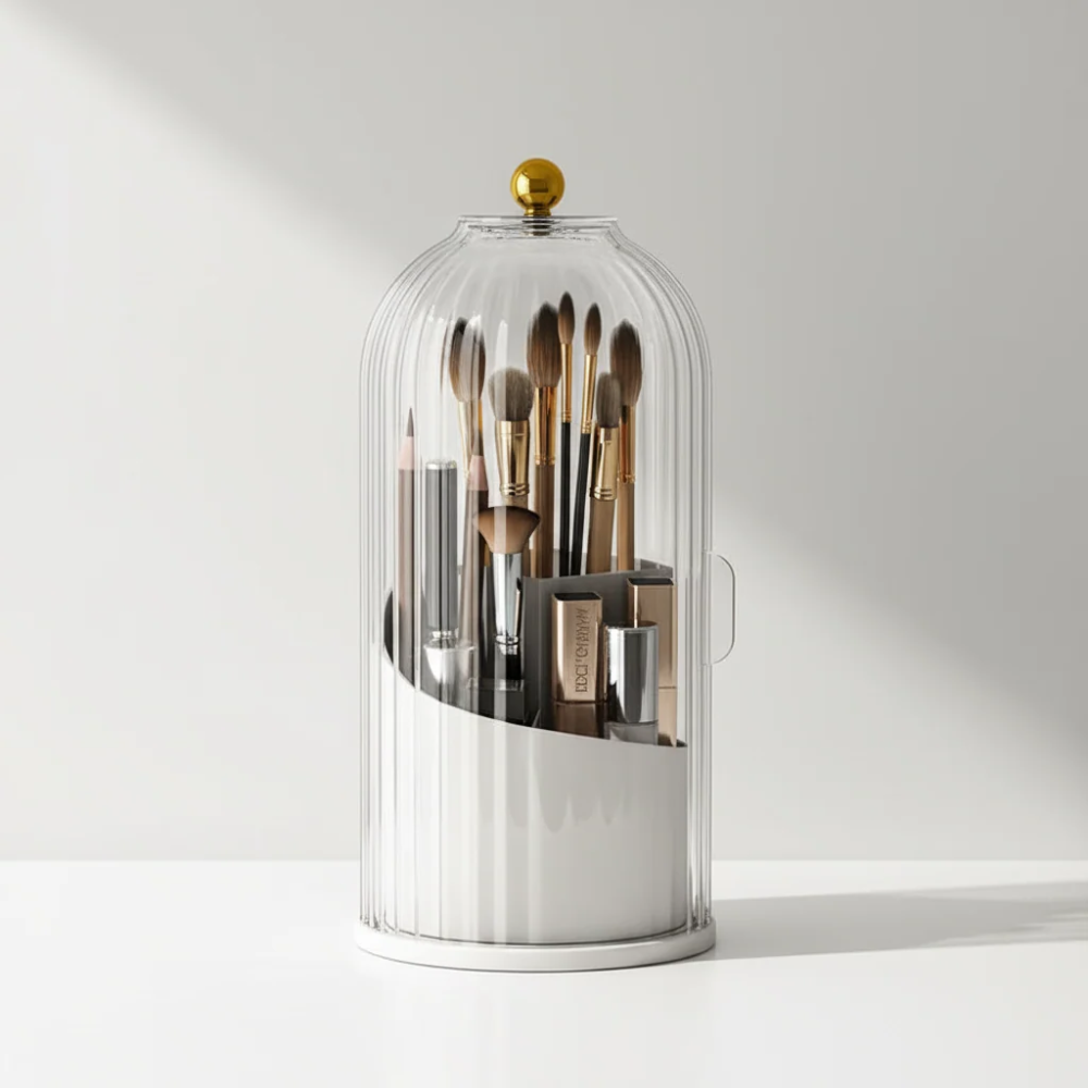 360° Rotating Makeup Brush Holder | Zyphhra