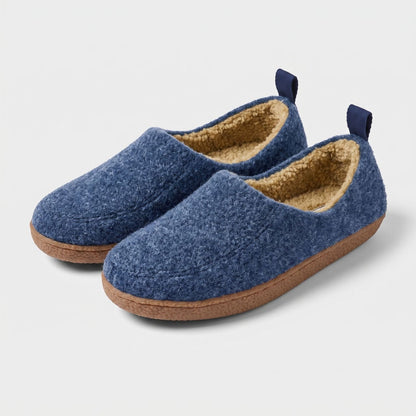 Felted Wool Slip-On Slippers | Zyphhra
