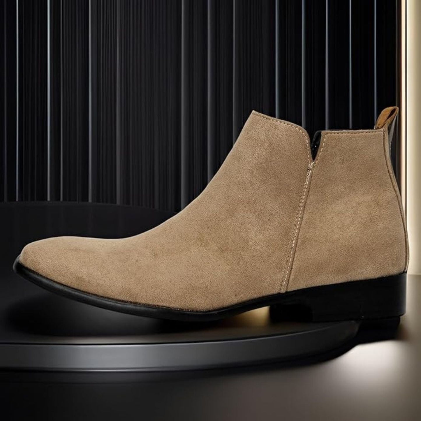 Square Toe Chelsea Boots | Zyphhra