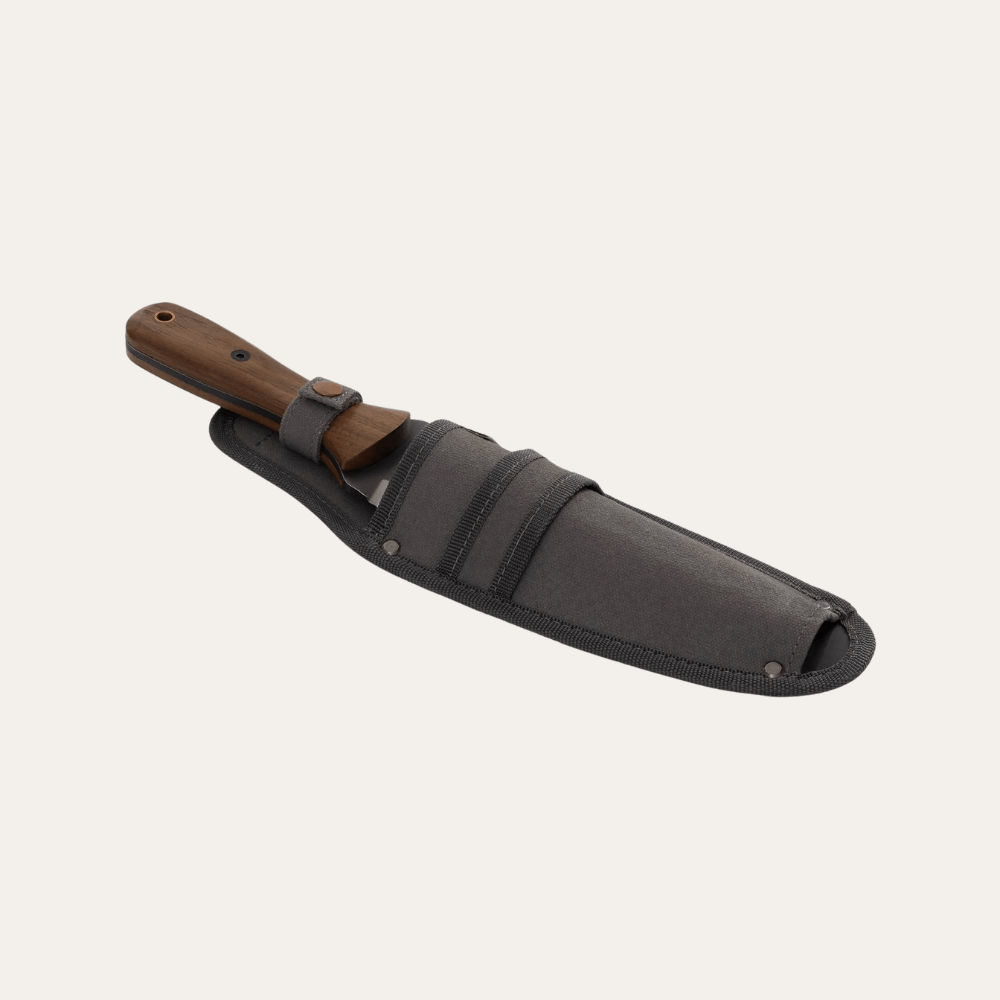 Premium Stainless Steel Gardening Knife with Walnut Grip | Zyphhra
