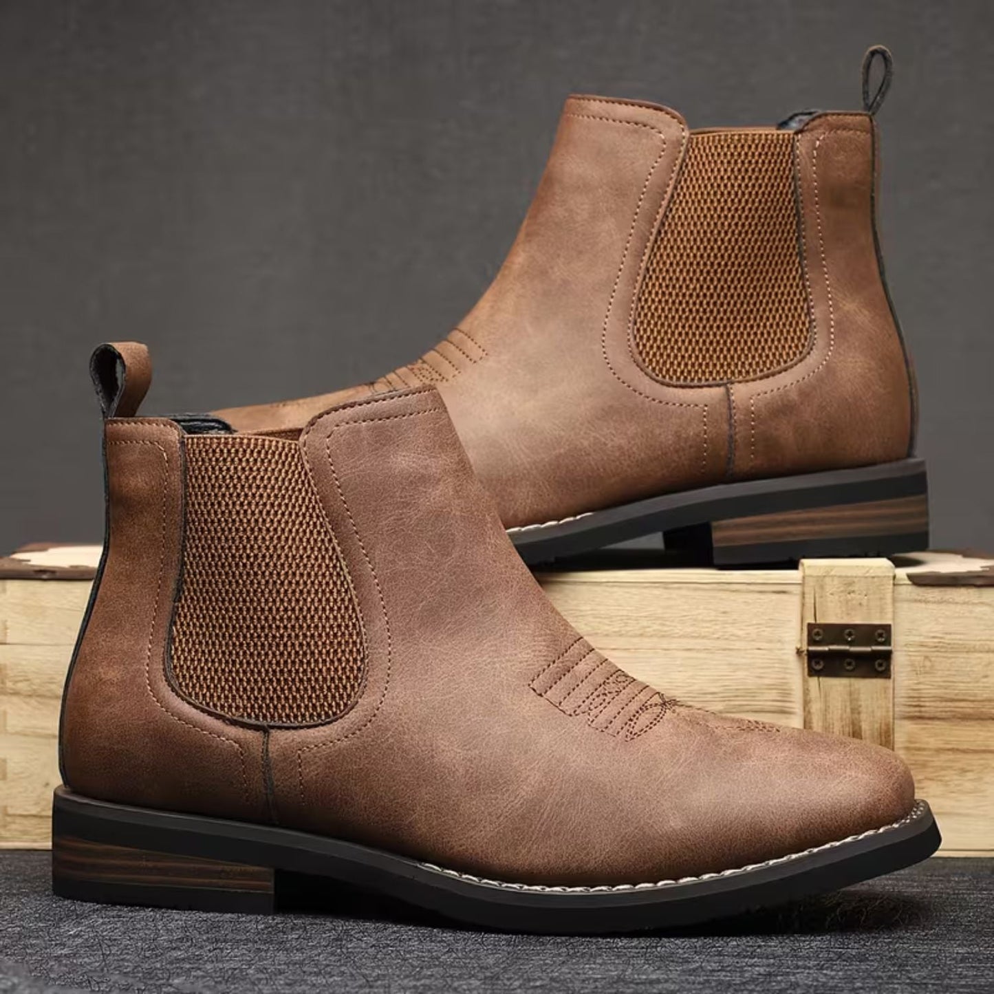 Minimalist Chelsea Dress Boots | Zyphhra
