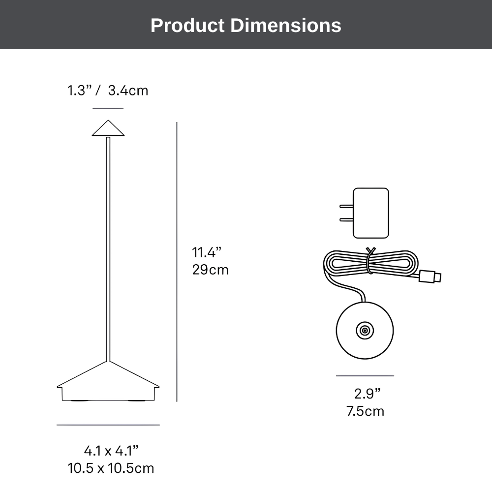 Cordless Table LED Lamp | Zyphhra