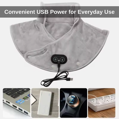 Portable Vibration Heating Massage Pad | Zyphhra
