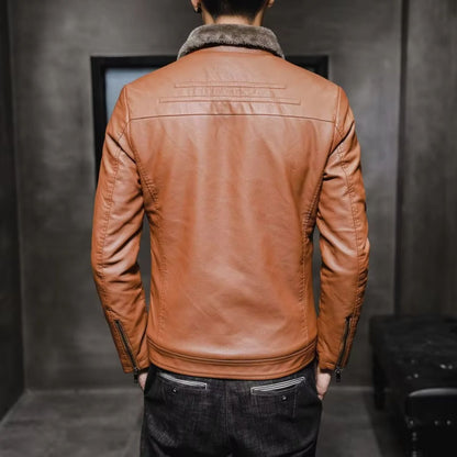Thermal Lined Leather Jacket | Zyphhra
