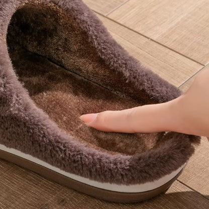Padded Checked Fleece Slippers | Zyphhra