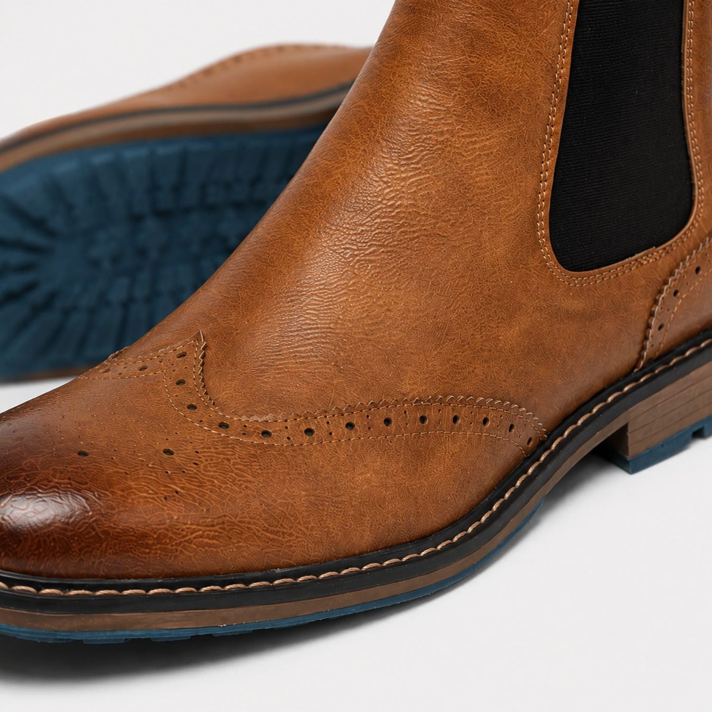 Wingtip Chelsea Dress Boots | Zyphhra