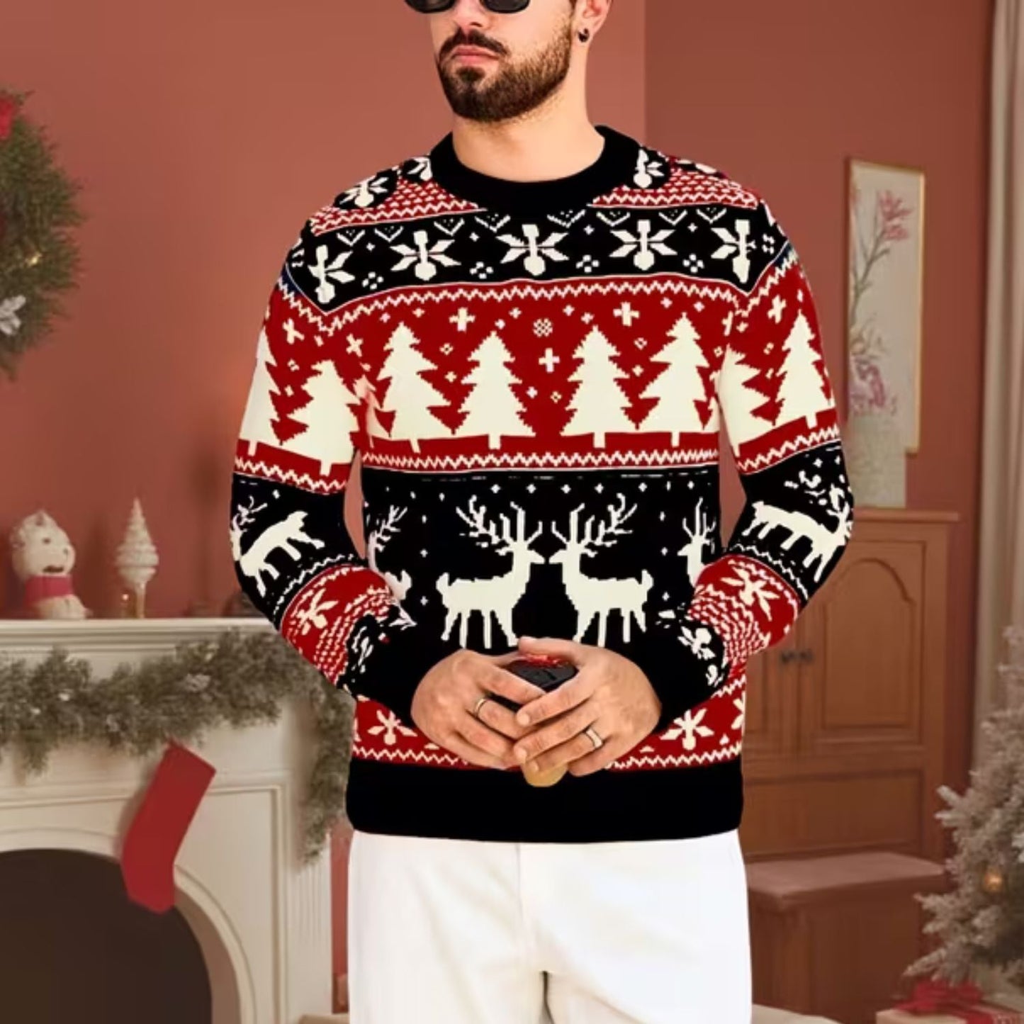 Reindeer Christmas Jumper | Zyphhra