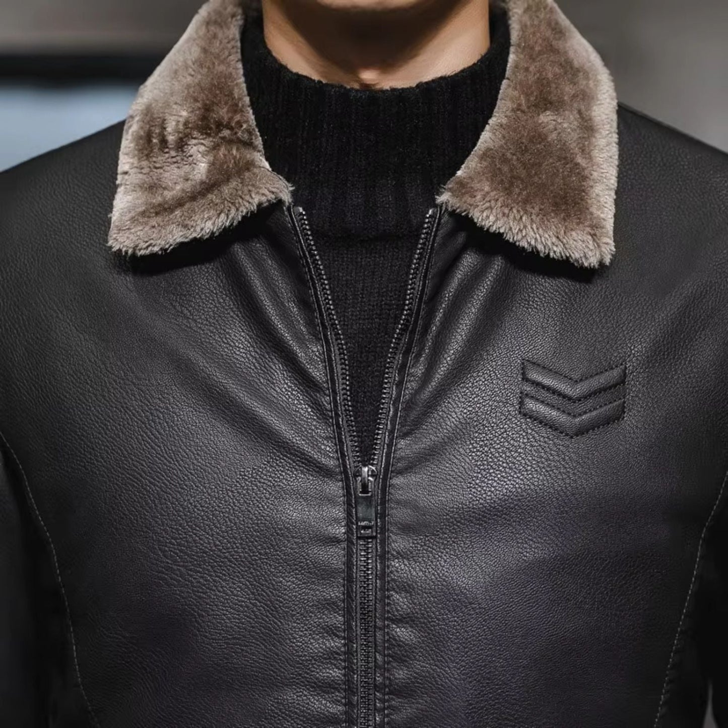 Thermal Lined Leather Jacket | Zyphhra
