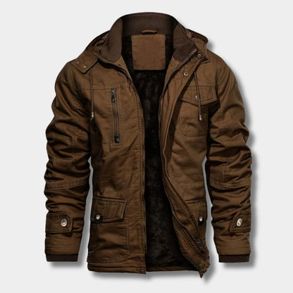 Multi-Pocket Military Winter Jacket | Zyphhra