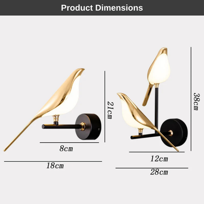 Decorative Bird Wall Lamp | Zyphhra