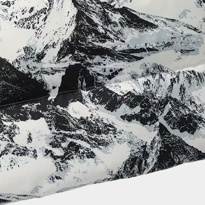 Mountain Print Puffer Jacket | Zyphhra