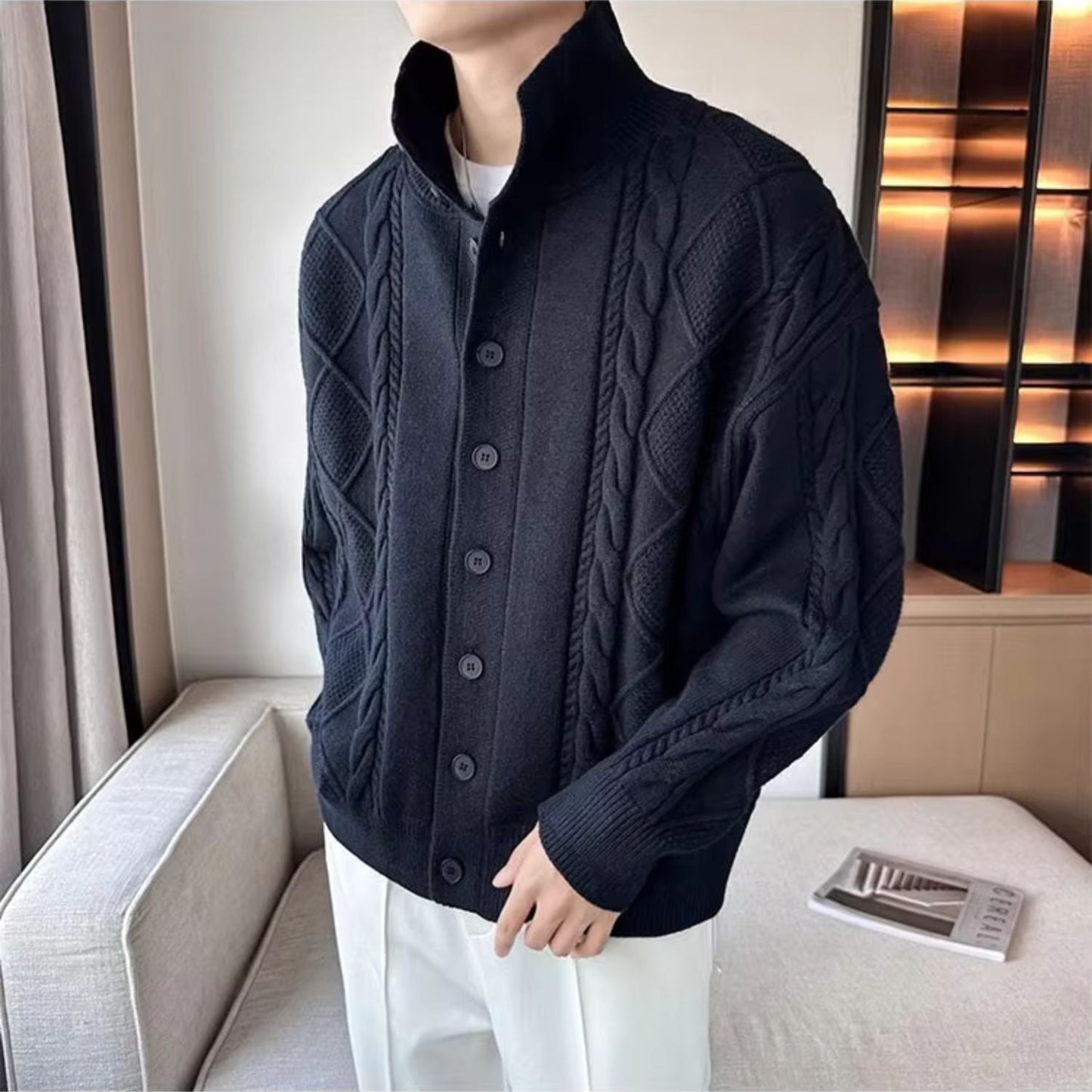 Chunky Collar Knit Jumper | Zyphhra