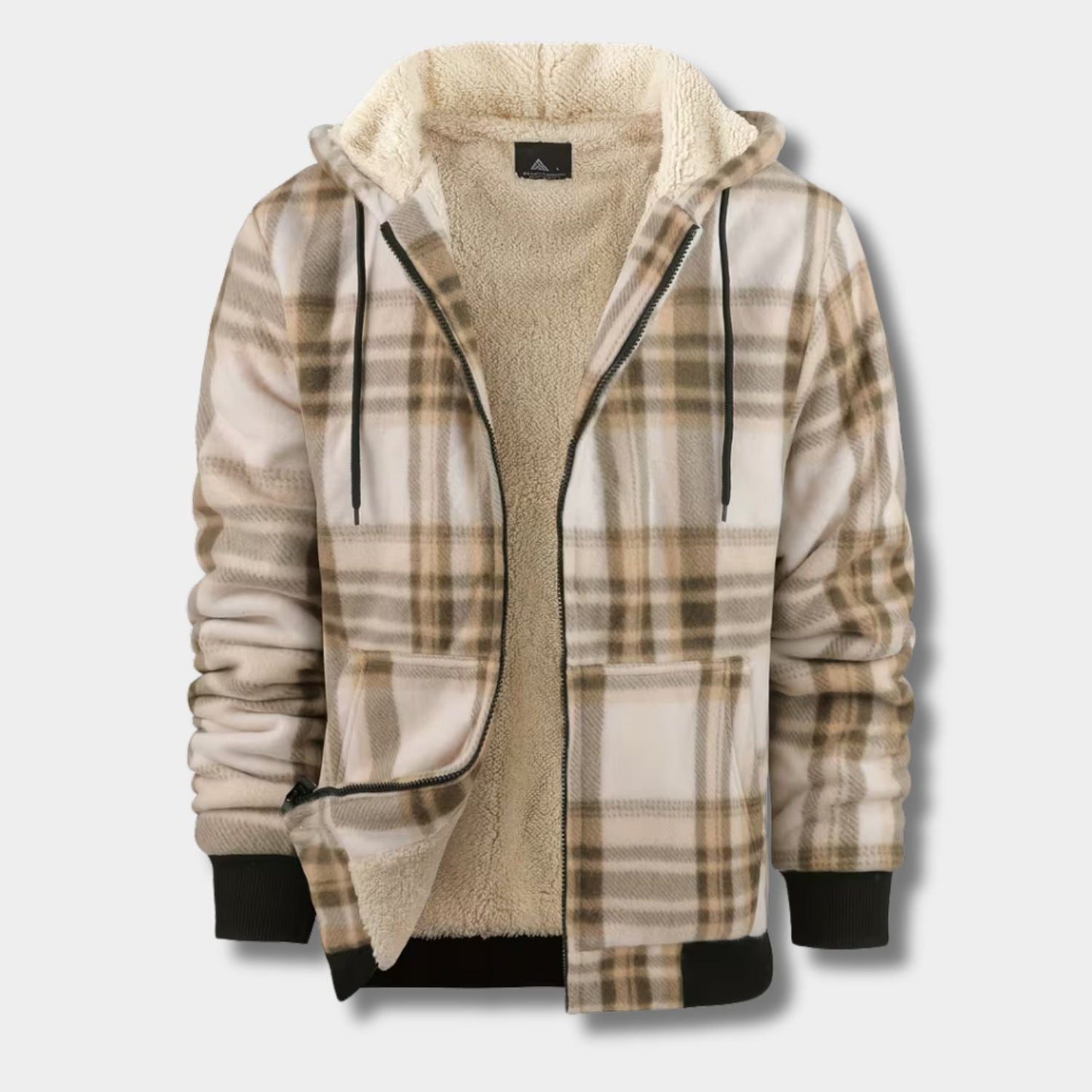 Sherpa Lined Flannel Shirt Jacket | Zyphhra