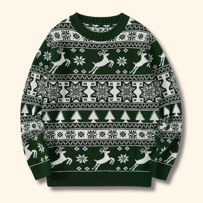 Nordic Reindeer Christmas Jumper | Zyphhra