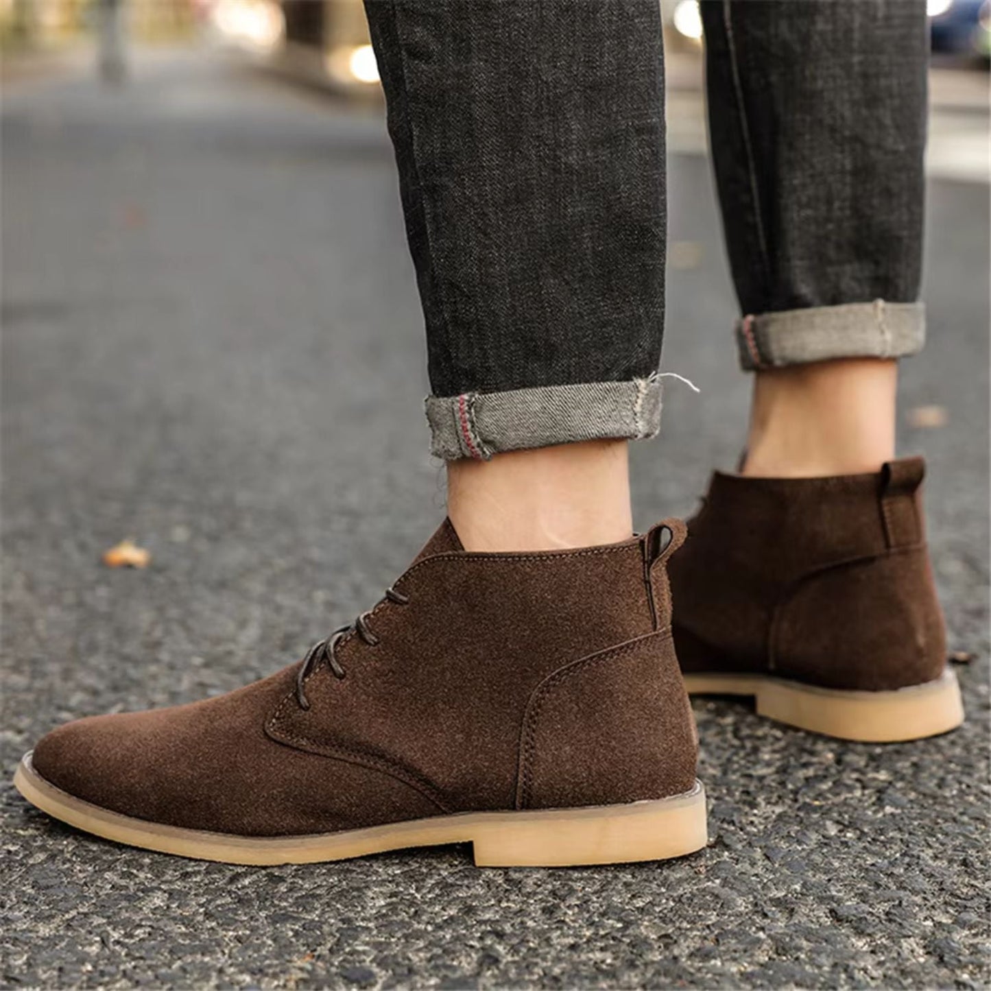 Refined Suede Dress Boots | Zyphhra