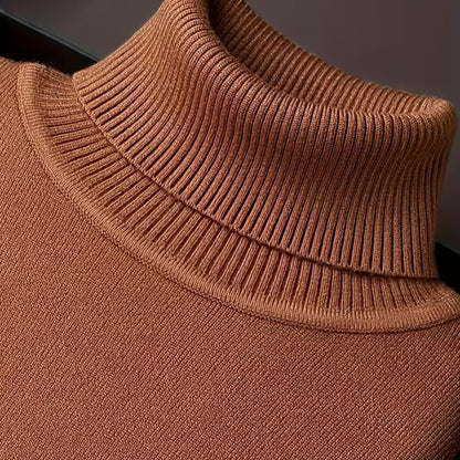 Solid High Neck Roll Neck | Zyphhra