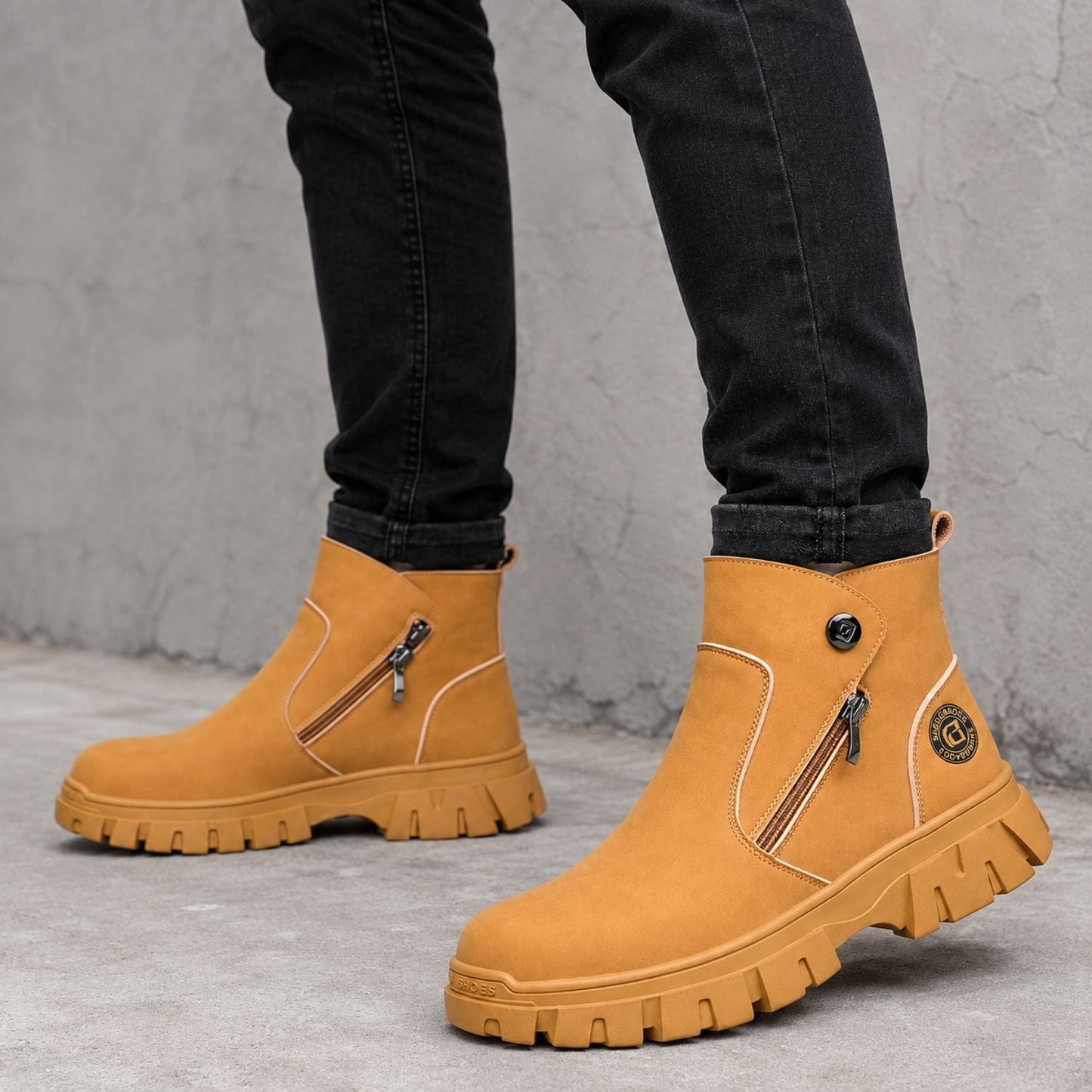 Slip-On Safety Work Boots | Zyphhra