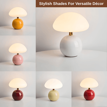 Elegant Mushroom Ambient Table Lamp | Zyphhra