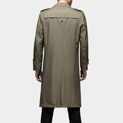Double-Breasted Lapel Over Coat | Zyphhra