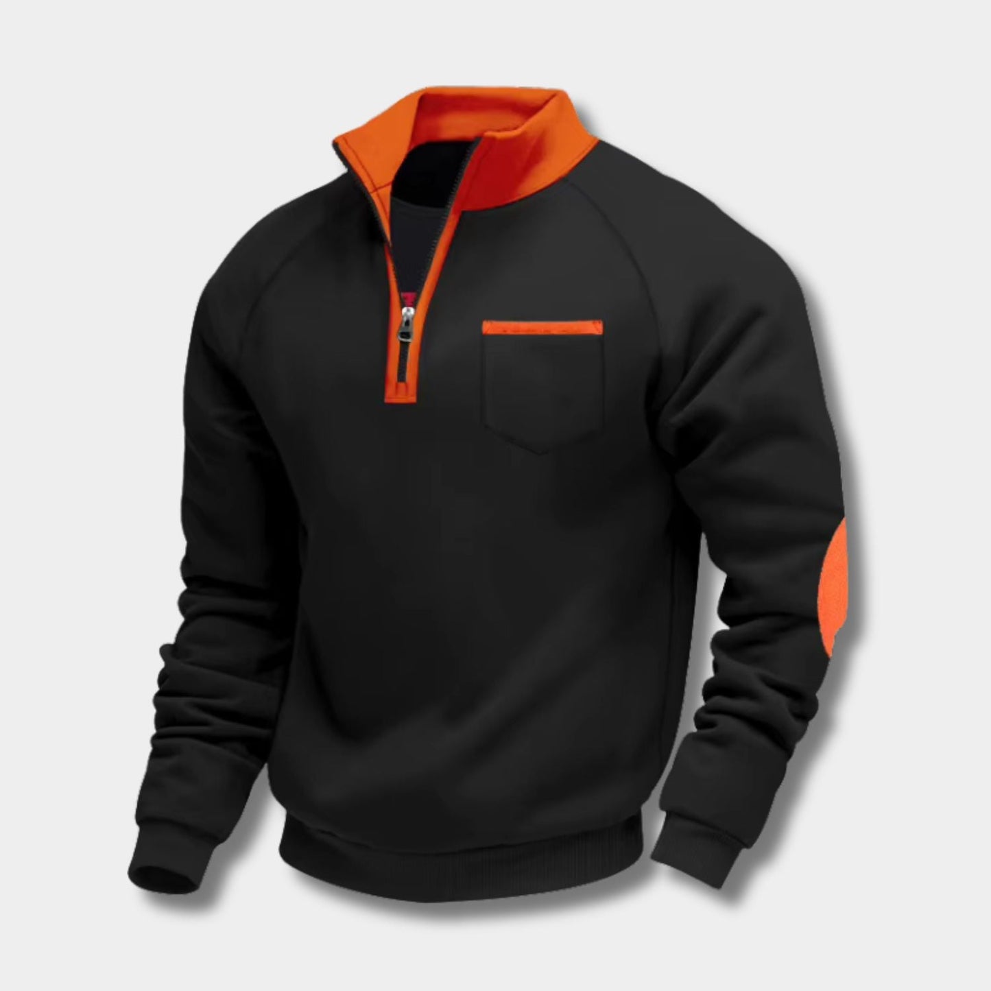 Fleece Pocket Pullover Quarter-Zip | Zyphhra