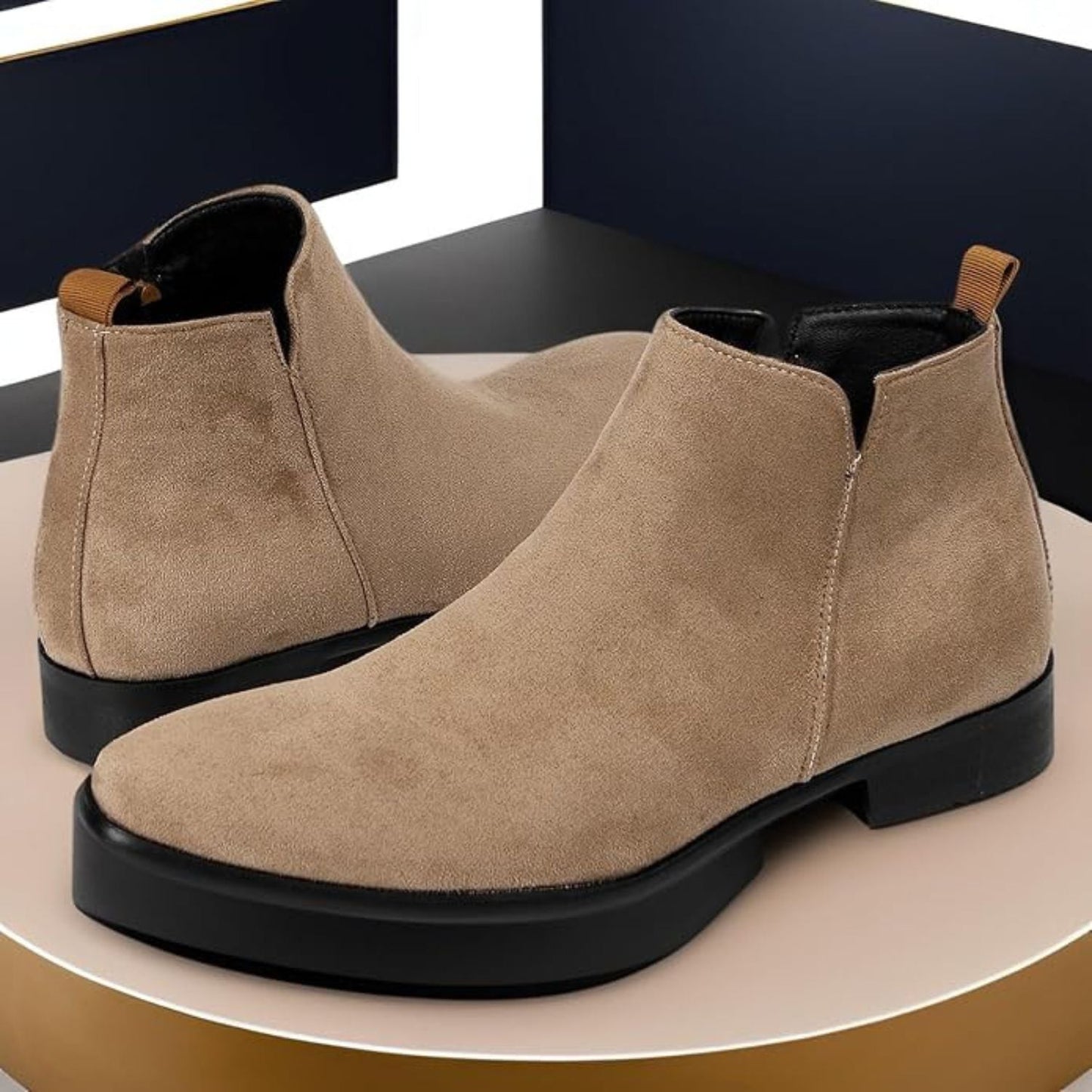 Square Toe Chelsea Boots | Zyphhra