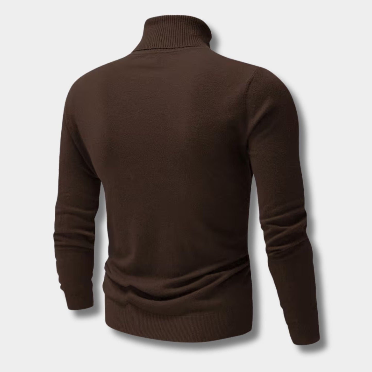 Embroidered Chest Detail Roll Neck | Zyphhra