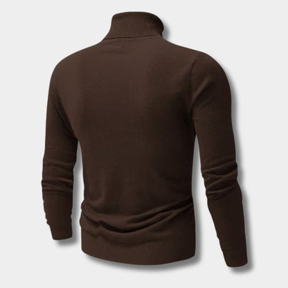 Embroidered Chest Detail Roll Neck | Zyphhra