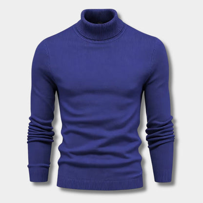 Solid High Neck Roll Neck | Zyphhra