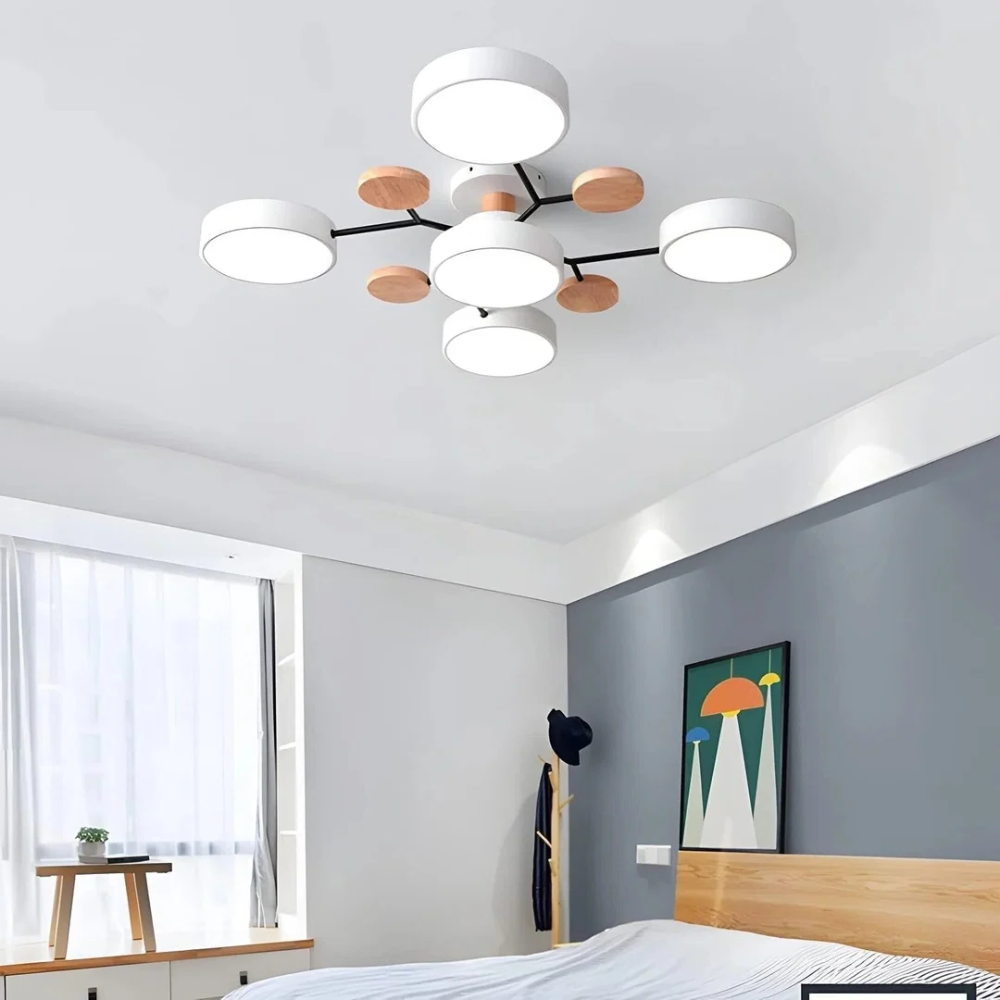 Sleek Circular LED Ceiling Fixture | Zyphhra