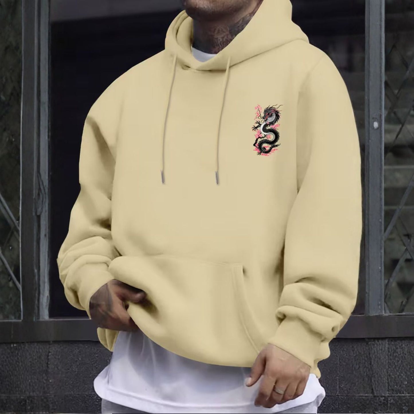 Japanese Dragon Graphic Hoodie | Zyphhra