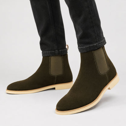 Suede Chelsea Ankle Boots | Zyphhra