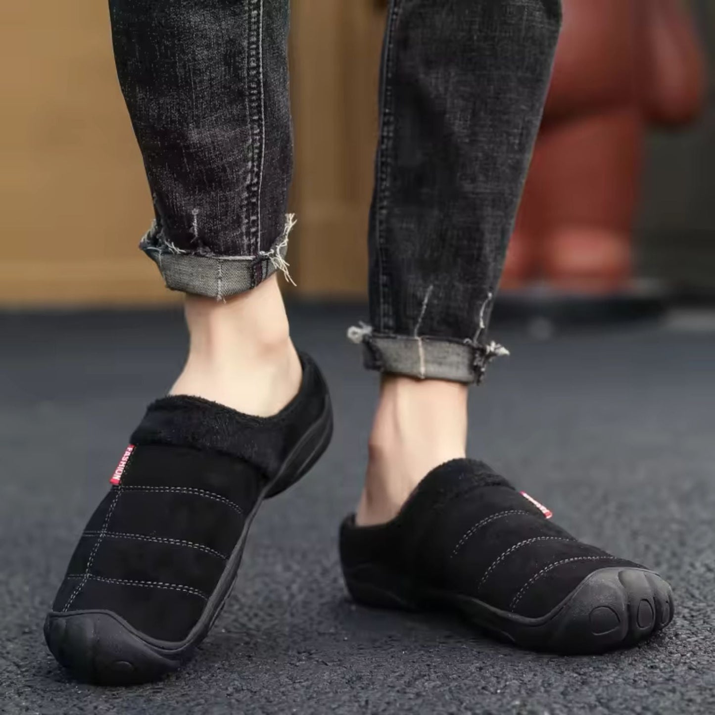 Quilted Plush Slip-On Slippers | Zyphhra