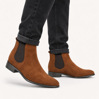 Premium Suede Chelsea Boots | Zyphhra